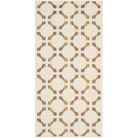 Safavieh Havana Power Loomed Rectangle Rug- Natural - Multi- 2 Ft. 7 In. X 5 Ft. HAV210A-3